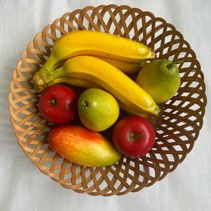 NEW 6 Piece Set Of Nearly Natural Faux Fruit